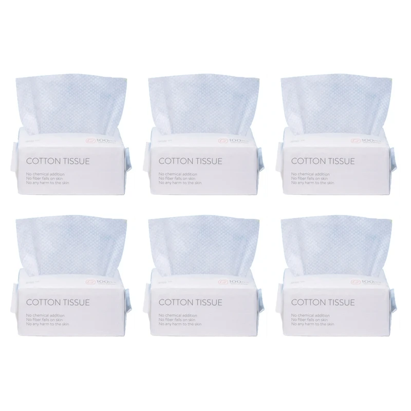 

600PCS Disposable Wash Face Towel, Clean Face Towel, Make Of Cotton, Remove Makeup Towel, Wash Facial Tissue