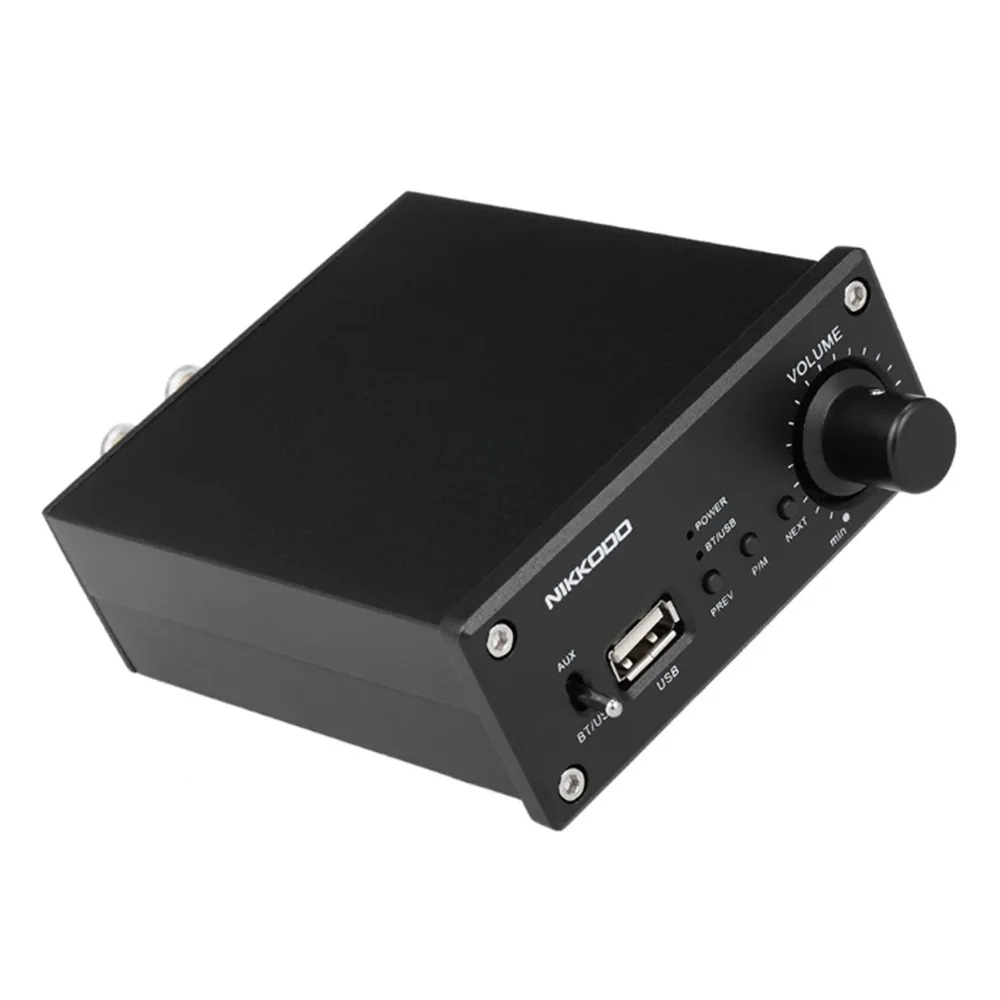 NK 268 цифровой аудио усилитель мощности Bluetooth Мини HiFi Amp двухканальный 30 Вт + с