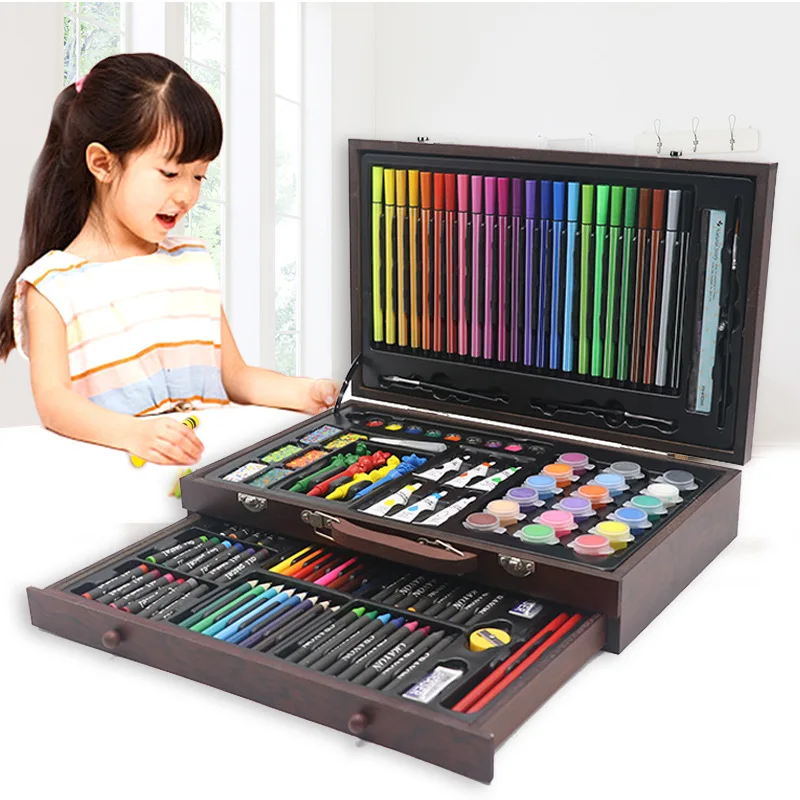 123 шт Многоцветный детский набор для рисования на день рождения художественный