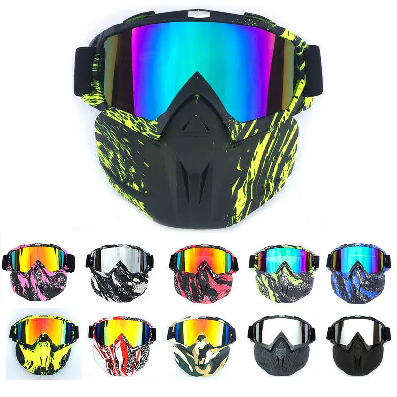 

Men Women Riding Ski Snowboard Snowmobile eyewear Mask Snow Winter Skiing Ski Anti-UV Waterproof Glasses Motocross Sunglasses