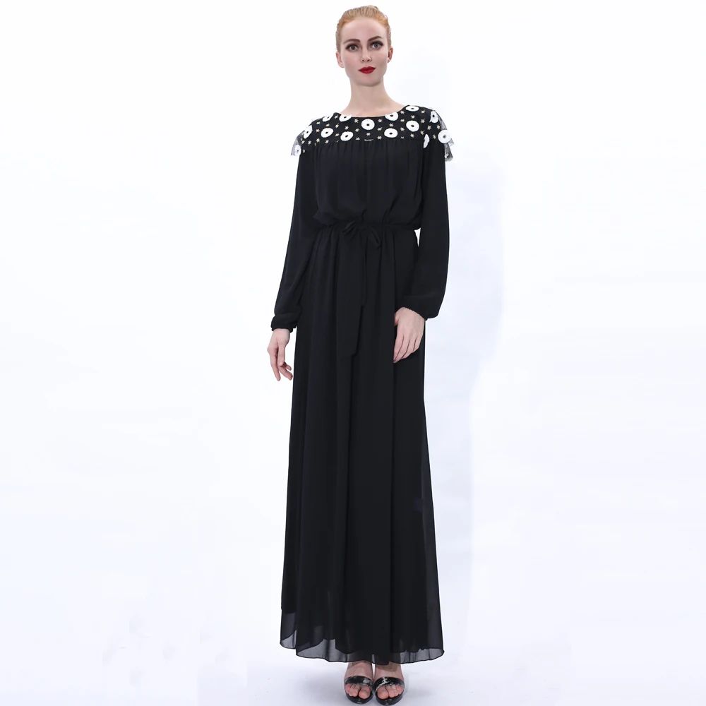 Eid Mubarek Abaya Дубай Турция хиджаб мусульманское модное платье кафтан мусульманская