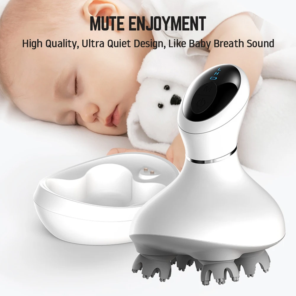 Электрический массажер для головы 3D стерео Массажер кожи предотвращает