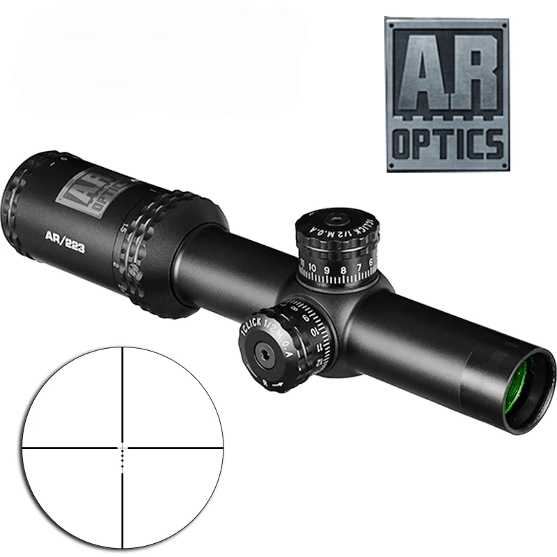 1 4x24 AR оптика Drop Zone 223 сетка тактический прицел с Target Turrets охотничьи прицелы для