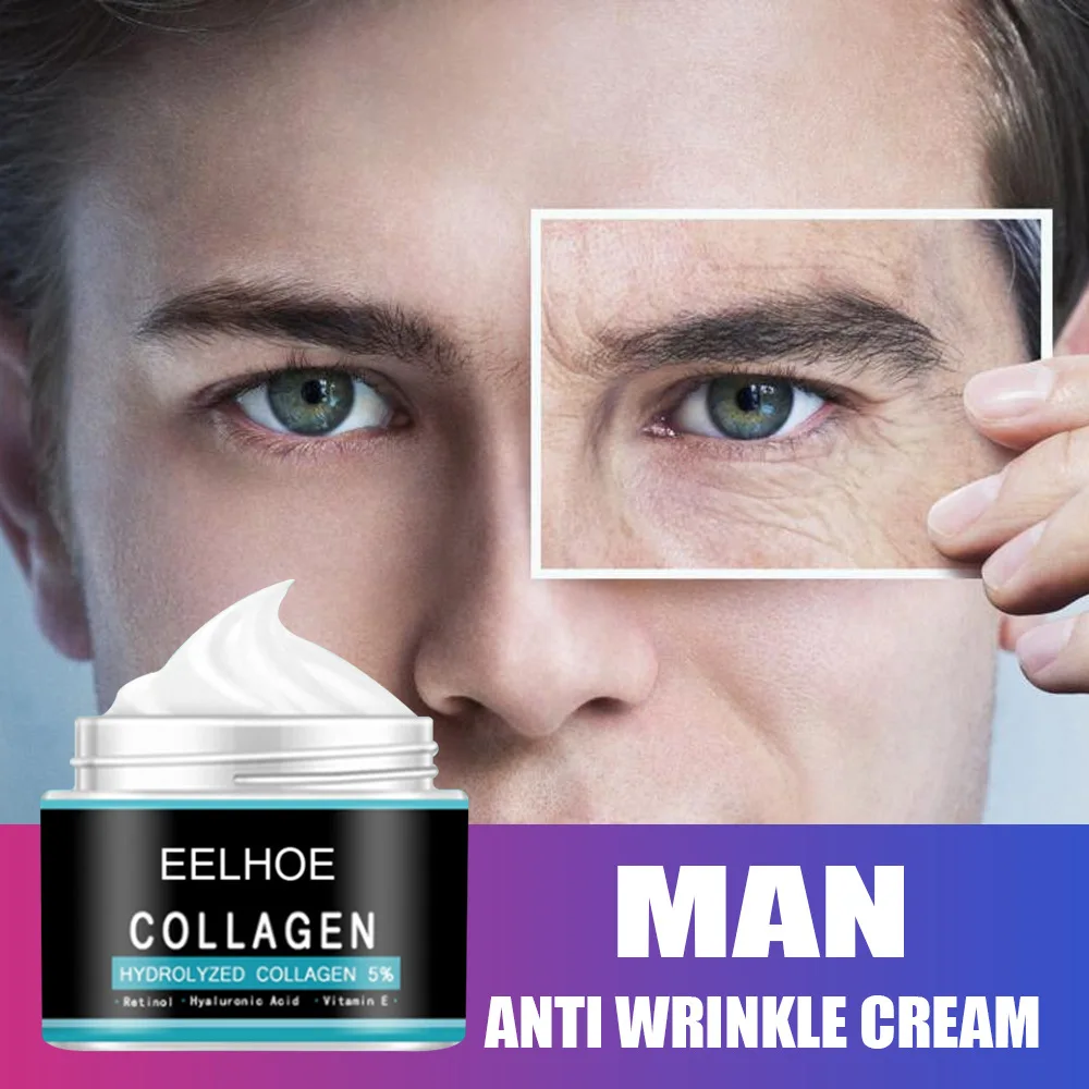 

EELHOE Men Anti-aging Face Cream Moisturizer Whitening Anti Wrinkle Skin Care Cream Deep Moisturizing Oil Control Men Skin Care