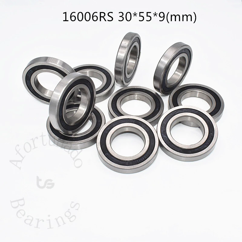

Подшипник 1 шт. 16006RS 30*55*9 (мм), хромированная сталь, резиновая герметичная, высокоскоростные детали механического оборудования