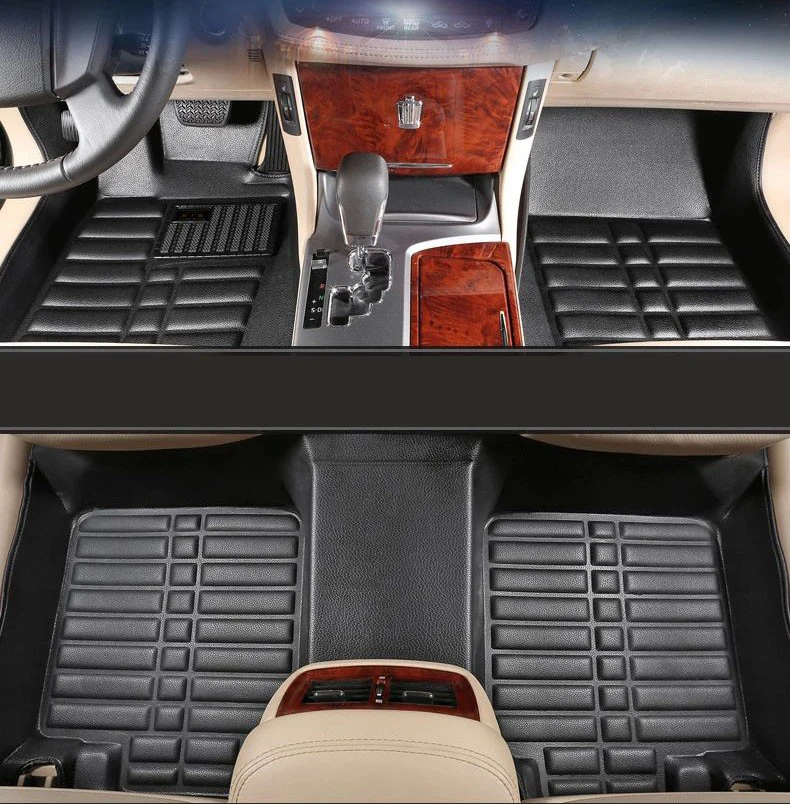 

Кожаные автомобильные коврики, коврик для toyota highlander 2011 2012 2013 2014 2015 2016 2017 2018 2019, аксессуары, запчасти