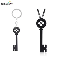 new coraline key skeleton necklace keychain movie coraline pendants ghost mother skull choker jewelry gifts cosplay props
