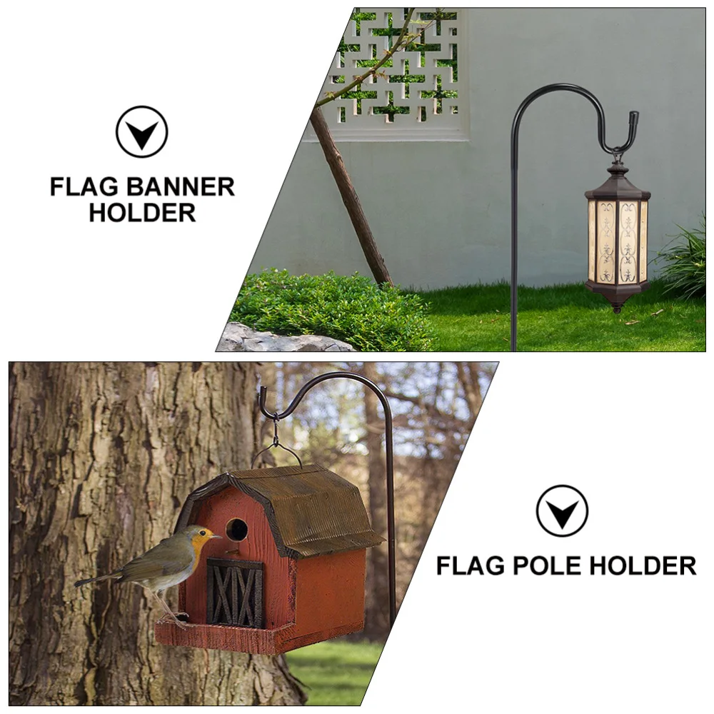 1 шт. практичная подвесная стойка для садового флага ярдовый баннер крючок