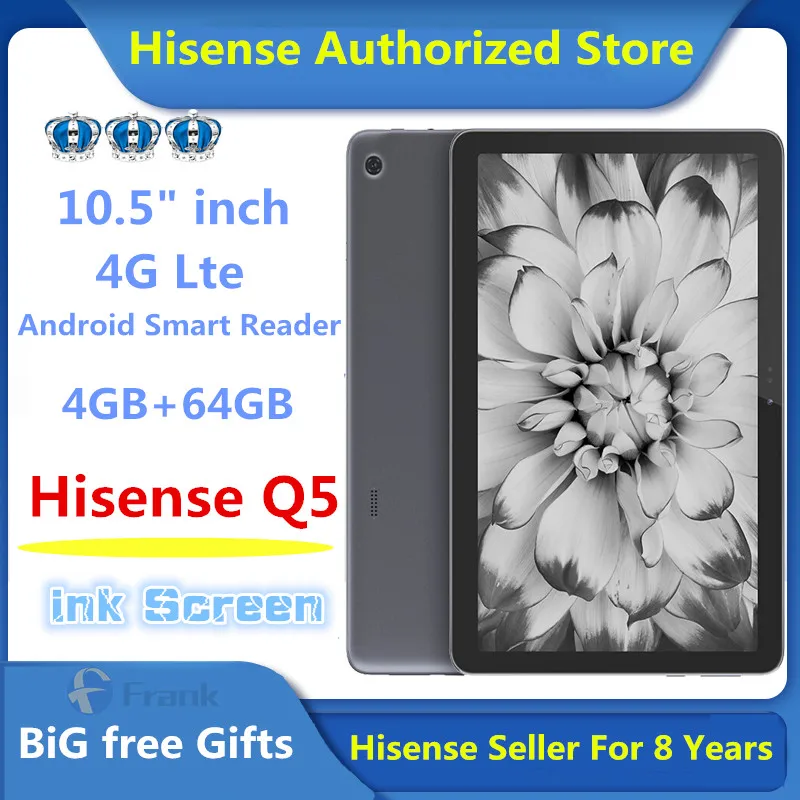 Hisense Q5 Phone RLCD чернильный экран 10 5 дюймов ридер для обучения бизнеса офиса 4G LTE