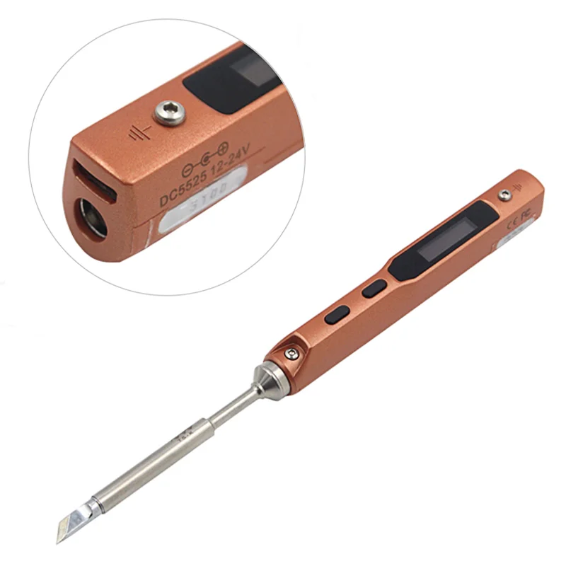 Электрический паяльник TS100 программируемый с ЖК дисплеем 65 Вт регулировка