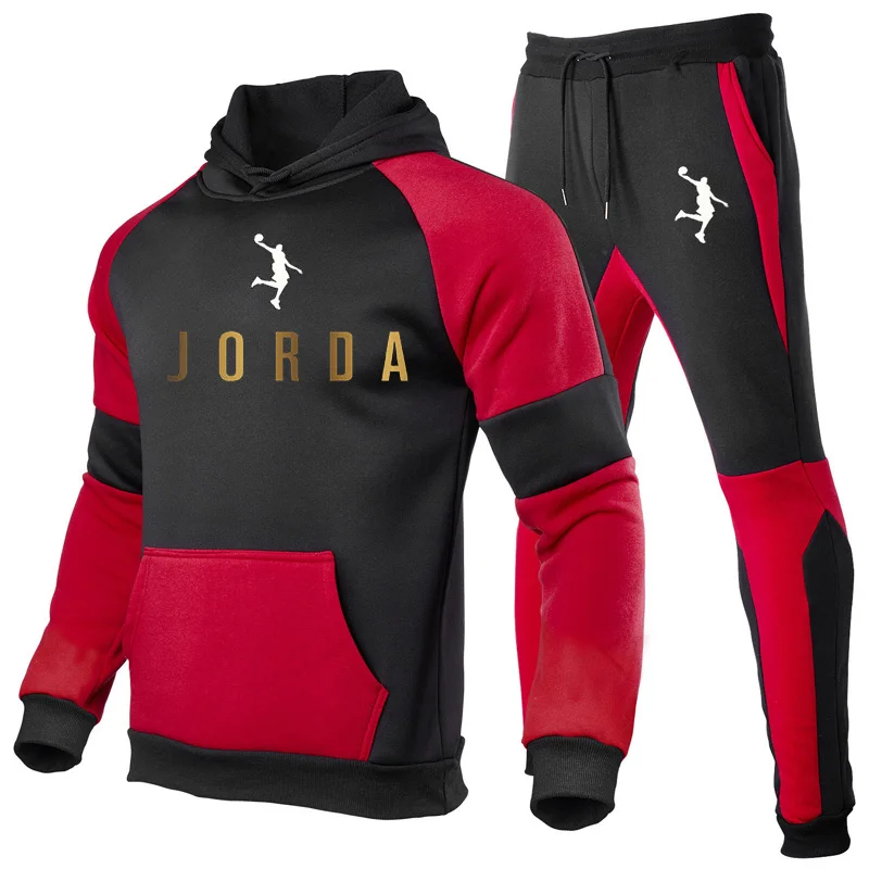 

New men's pullovers, autumn and winter sportswear, men's sportswear, sportswear, sweatshirts, hoodies, 2 pieces + sports pants,