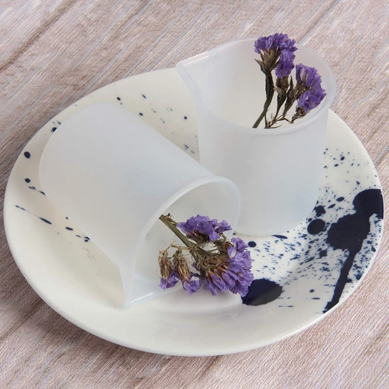 

6Pcs Silicone Measuring Cups for Resin 100Ml, Diy Glue Tools Cup Making Handmade Craft Nonstick Silicone Mixing Cups