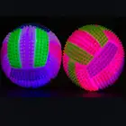 Игрушки для собак, эластичная вспышка светодиодный светодиодная подсветка, пищалка, мяч для питомцев, собака, кошка, молар, пластиковые развлекательные искусственные игрушки