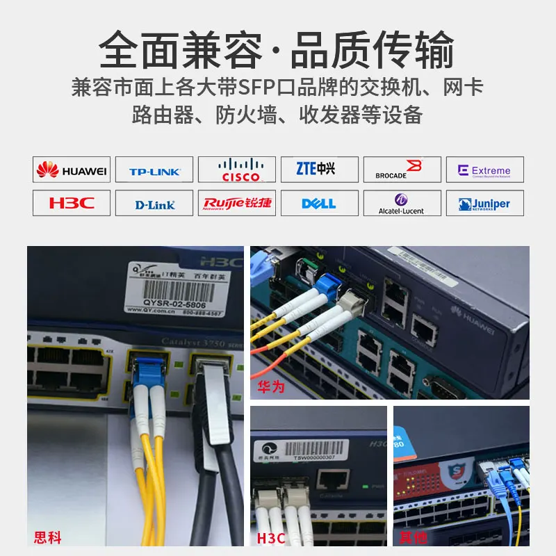 Гигабитный однопользовательский одноволоконный модуль SFP-GE-LX-SM1550-BIDI20KM