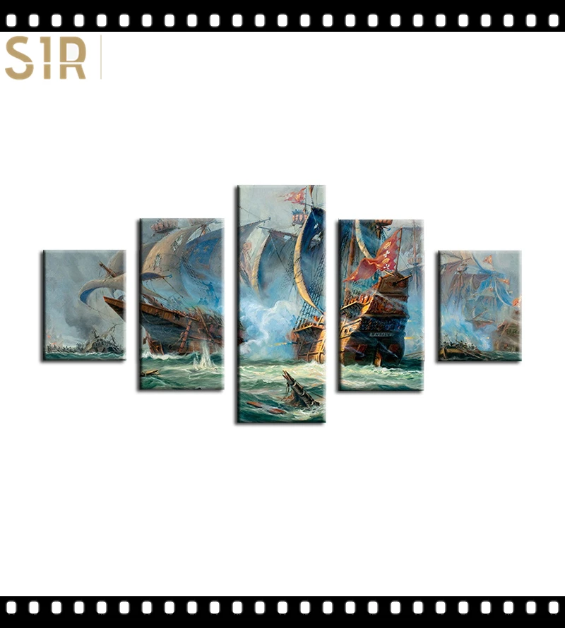 

Anime Movie Posters Wall Art 5 Pieces Canvas Painting Poster Pictures Home Decor Living Room HD Printed Poster Wall Painting