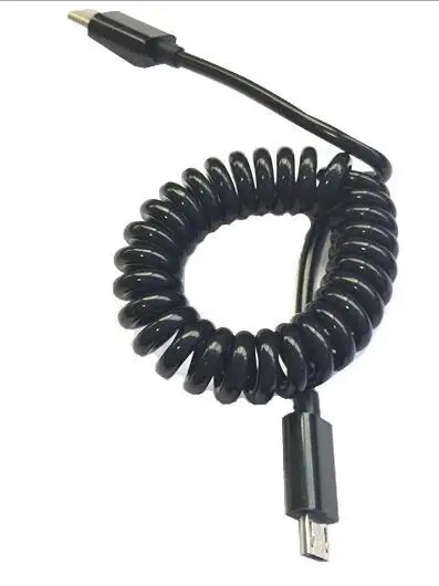 LBSC спиральная USB 3 1 C-TYPE папа 2 0 микро 5P адаптер Cable-1m | Компьютеры и офис