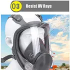 Химический респиратор на все лицо, противогаз, промышленные противотуманные пылевые маски с фильтрами из активированного угля, широко используемые