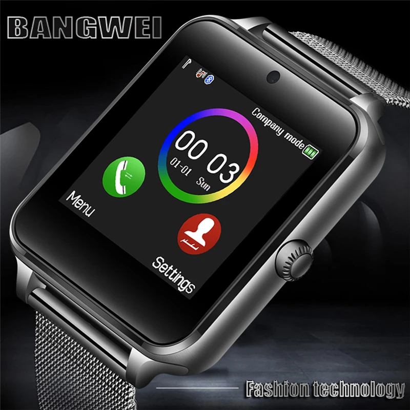 Спортивные умные часы для мужчин и женщин Bluetooth музыкальный плеер поддержка SIM