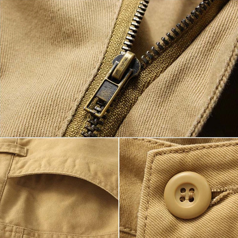 Мужские осень зима повседневные хлопчатобумажные детские брюки с карманами и