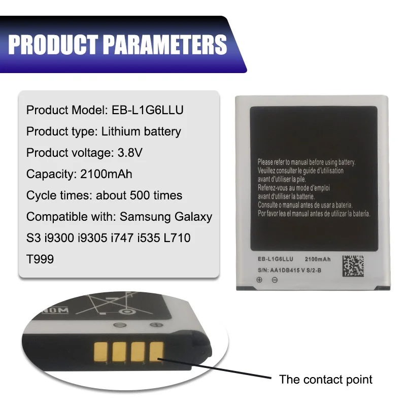 1pcs phone battery eb l1g6llu for samsung s3 i9300 gt i9301i i9308 s3mini s4 i9500 s4 mini i9190 s5 g900f s5 mini g870a free global shipping