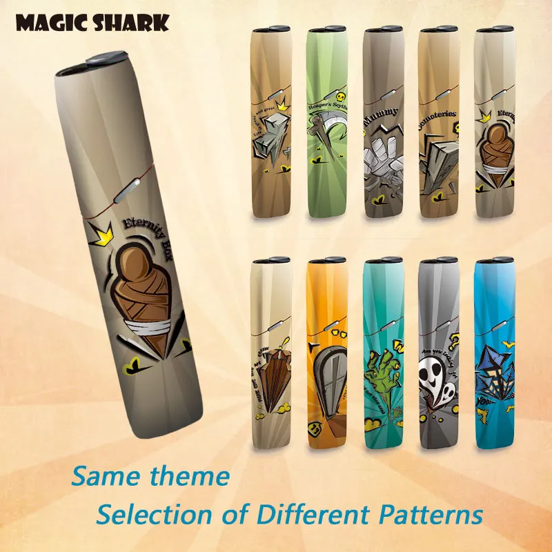 Защитная пленка Magic Shark Zombie Ghost Tombstone клейкая для IQOS 3 многослойный Чехол из ПВХ