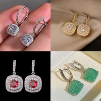 earrings 2021 trend korean fashion womens earring aesthetic dangle earrings with stones earring bride natural decorations