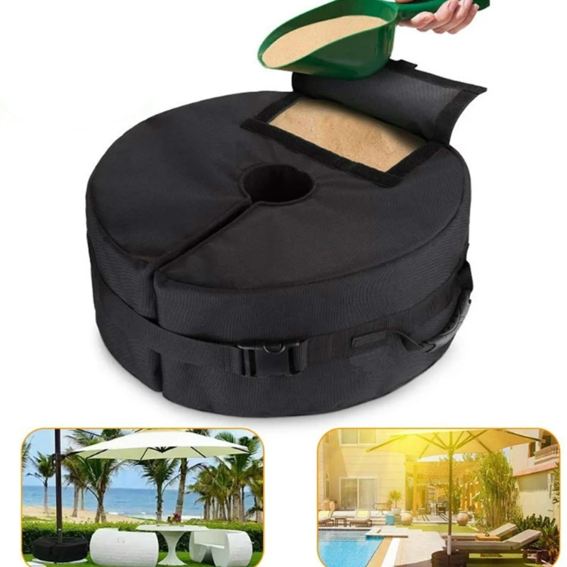 

Umbrella Base Weight Bag Weatherproof 18" Parasol Sand Bags for Outdoor Patio