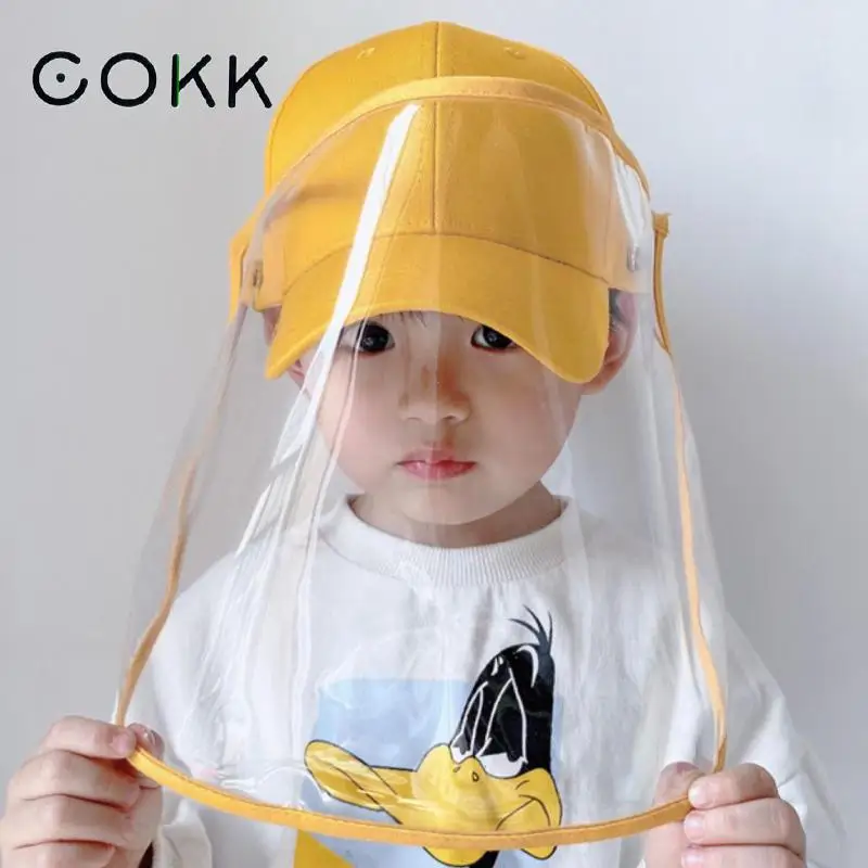 Детская шапка COKK с защитой от пыли для мальчиков и девочек съемная Пылезащитная