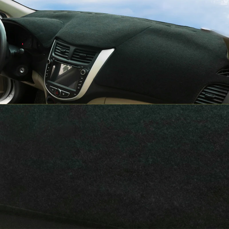 Автомобильный коврик для приборной панели Hyundai Solaris Accent Verna 2011-2014 2015 2016 2017 2018 2019 |