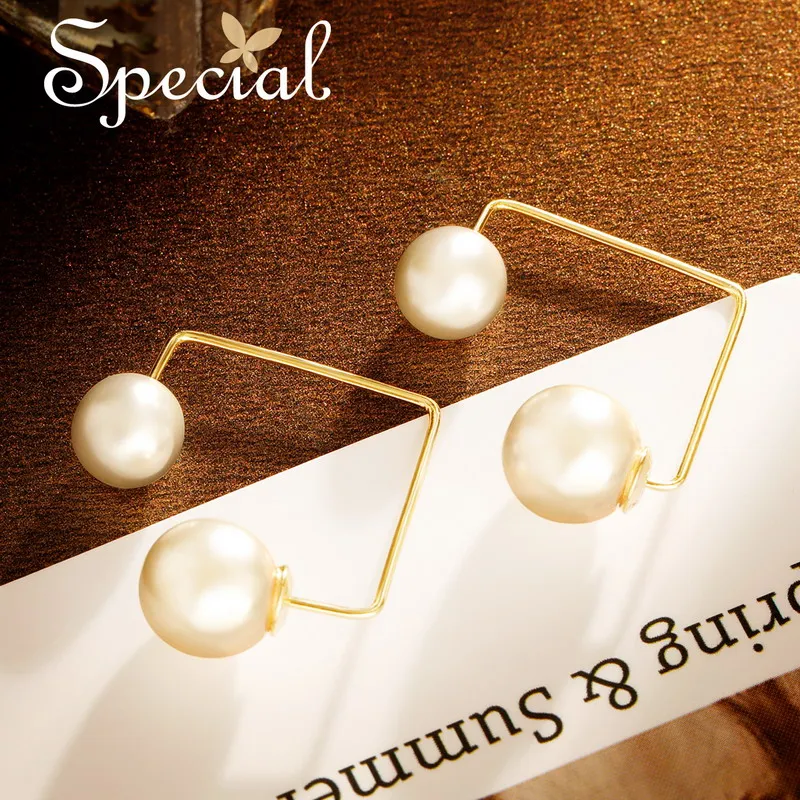 

SPECIAL stud earring earrings for female summer niche design imitation pearl in 2021 new trend