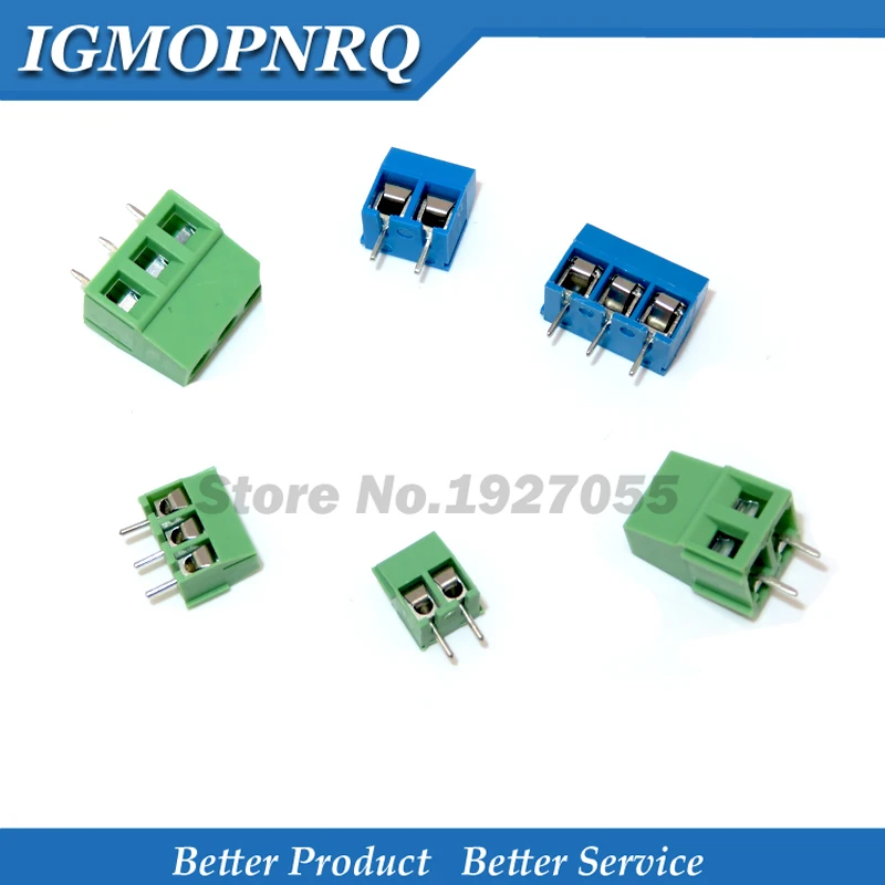 

10PCS KF7.62-3P KF126 KF128 KF129 KF301 KF350 2P 3P 5mm 3.5mm 2PIN 3PIN Terminal Screw PCB Terminal Connector Splice connector