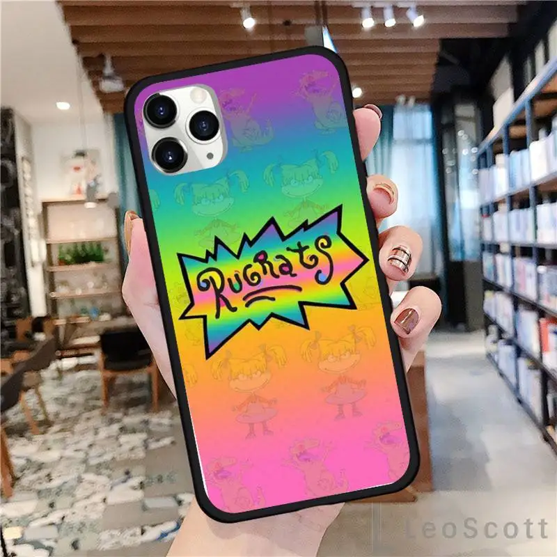 

Cartoon Rugrat funny cute baby Phone Case For iphone 8 11 12 Redmi note 8 9 s huawei p 30 pro lite plus cover shell funda