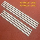 8 шт.компл. светодиодный подсветка для LG 49UK6200 49UK6300 49UJ630V 49LK5700PSC 49LJ5500 49UJ6300 49LJ5550 49UJ635T NC490DUE-AAFX1-41CA