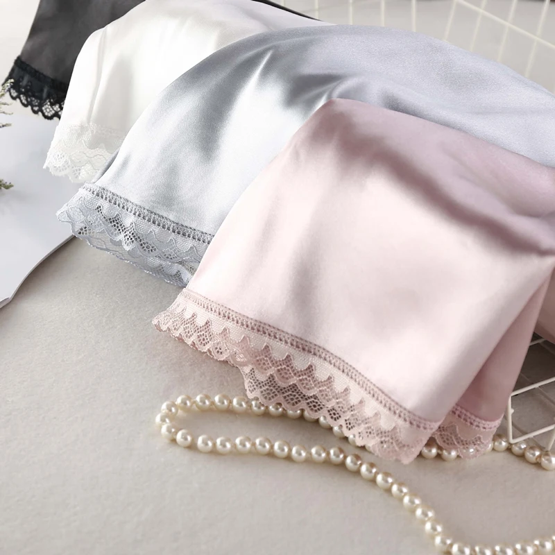 3 шт. женские кружевные эластичные шорты из искусственного шелка | Женская одежда