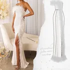 BKLD длинное платье без рукавов с открытой спиной с высоким разрезом и пэчворком без бретелек, летнее элегантное женское модное вечернее платье