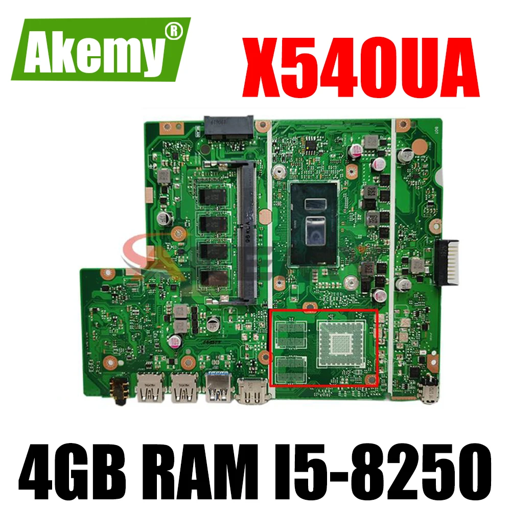 

Материнская плата X540UA 4 Гб RAM I5-8250 CPU Материнская плата ASUS X540UBR X540UB X540UA X540U X540 протестированная Материнская плата ноутбука