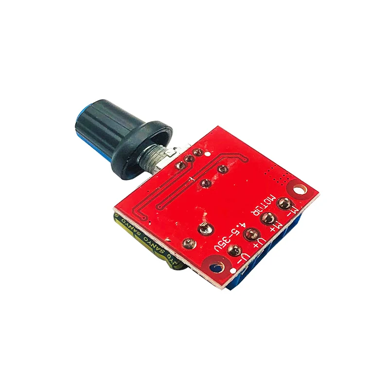 Mini 5A 90W PWM 12V DC Motor Speed Controller Module DC-DC 4.5V-35V Adjustable Regulator Control Governor Switch 24V | Электронные