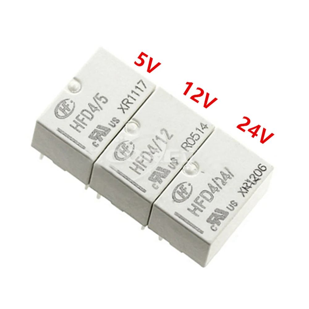 

Реле DIP8 HFD4/3V 5V 12V 24V 2A