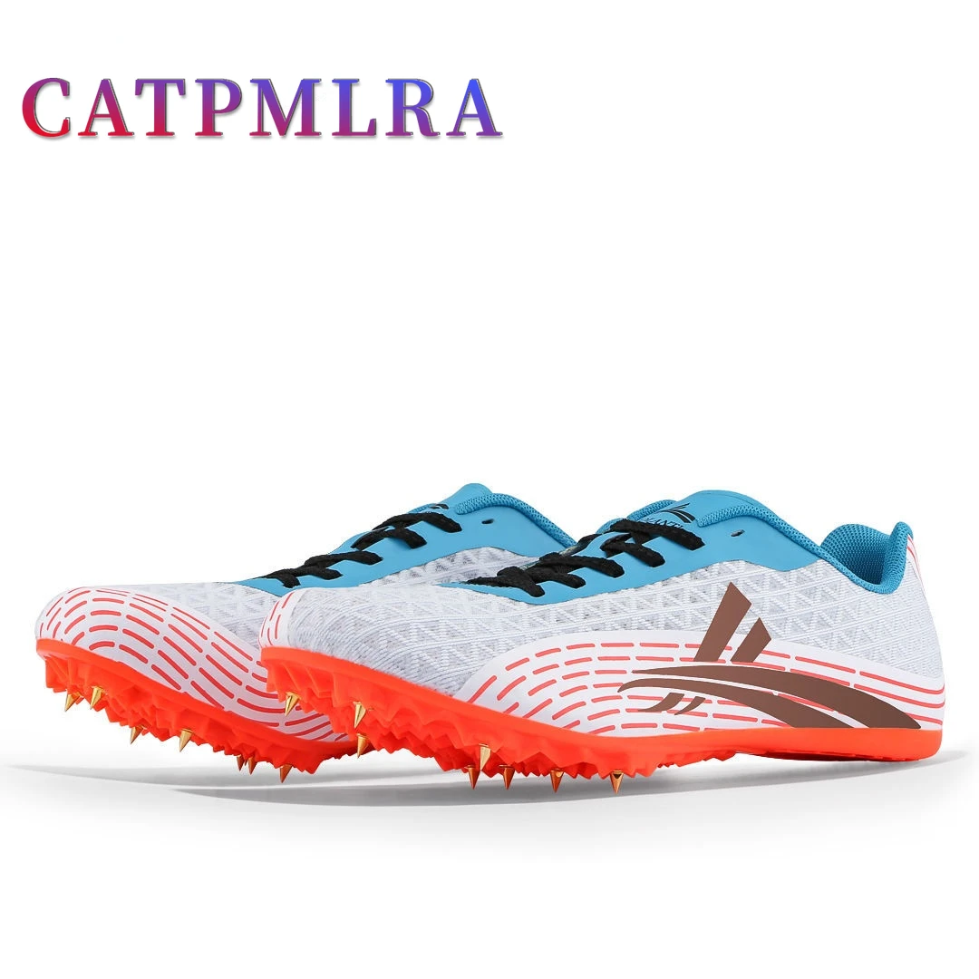 

Olympic Professional Sprint Spikes Track and Field Shoes Male Female Students Mesh Lightweight Examination Training Sports Shoes