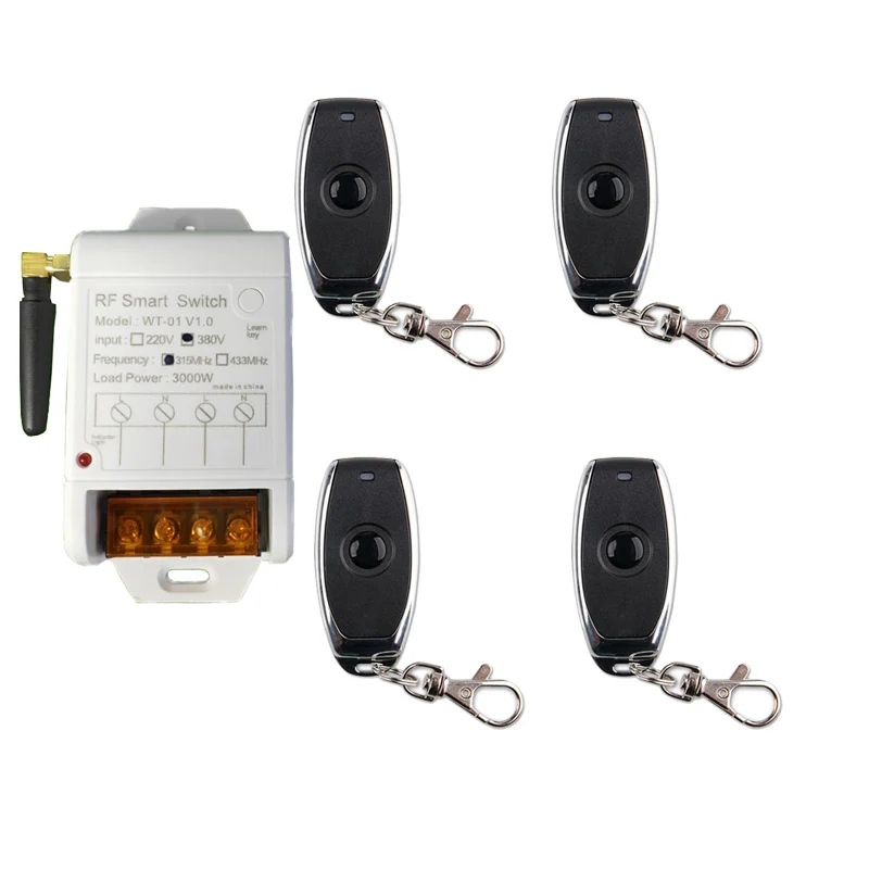 Универсальный беспроводной пульт дистанционного управления Переключатель AC 220V