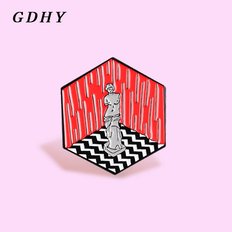 GDHY Venus Искусство Статуя эмаль булавки космическое искусство Twin пикс древняя
