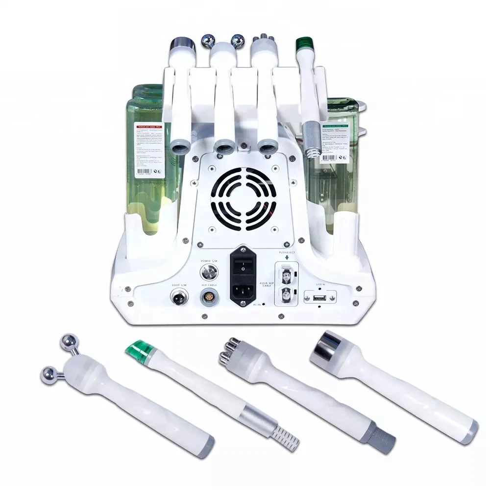 

Portable 4 in 1 Hydro Dermabrasion+RF+ultrasonic+BIO Skin Care Facial Machine