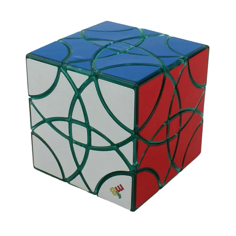 MF8 Curvy Copter III Cube прозрачный зеленый корпус DIY волшебный куб головоломка часы кольцо
