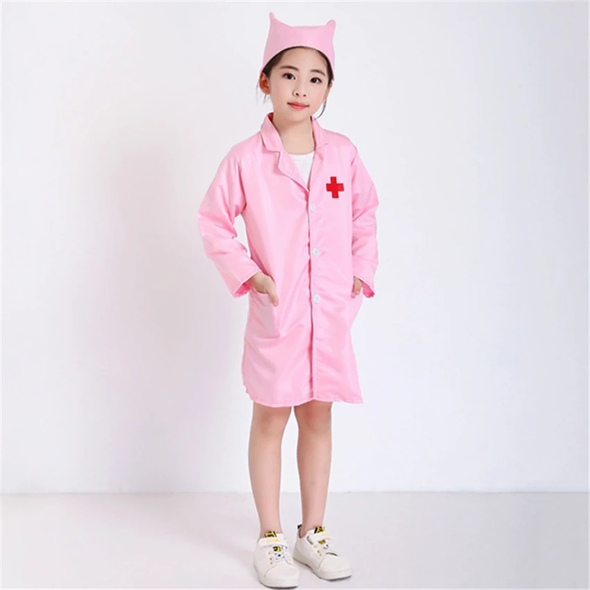 Детская униформа для косплея на Хэллоуин хирургическая форма маленьких девочек