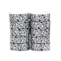 new 10pcslot decorative black and white roses washi tapes for scrapbooking diy bullet journal masking tape cute stationery
