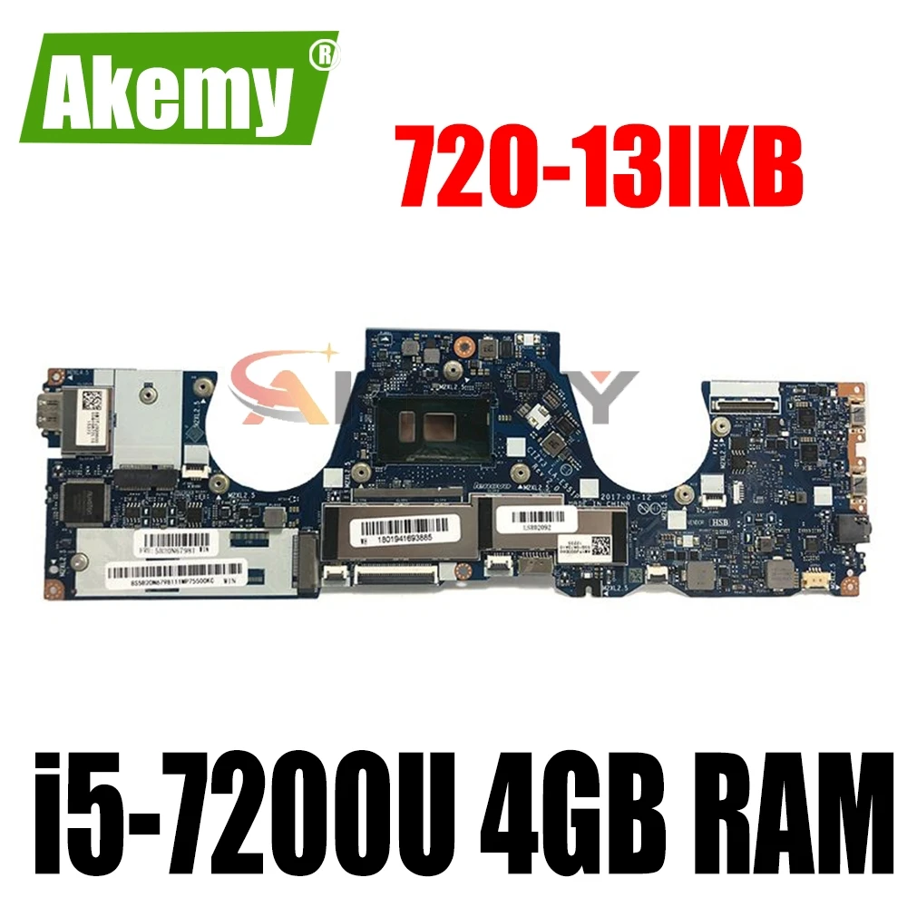 

For Lenovo Yoga 720-13 720-13IKB Laptop Motherboard 5B20N67981 CIZY3 LA-E551P With i5-7200U 4GB RAM 100% Tested Fast Ship