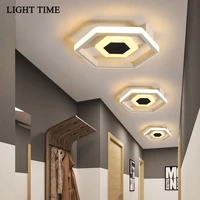 square fashion design modern led ceiling light corridor light for living room bedroom balcony home ceiling lamp fixture 110 220v