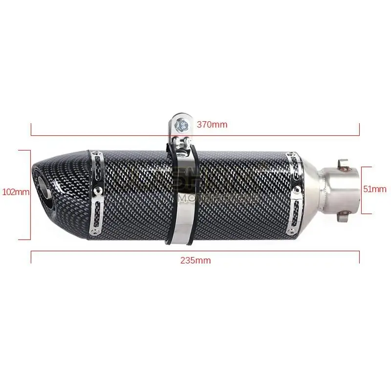Мотоцикл Полная система глушитель Escape Slip On для bmw G310R G310GS G 310R 310GS средняя