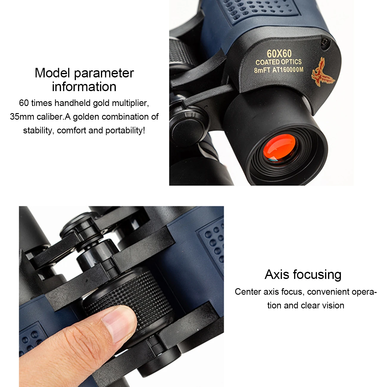 

High Clarity Telescope 60X60 Binoculars Hd 10000M High Power For Outdoor Hunting Optical Lll Night Vision binocular Fixed Zoom