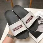 Удобные домашние тапочки для женщин, обувь для дома и ванной комнаты в стиле странные дела, женская обувь на плоской толстой подошве